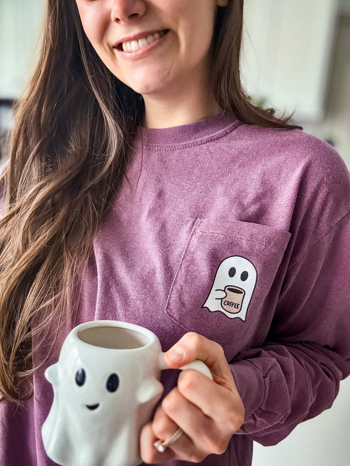 Boo Brew Long Sleeve Pocket Tee