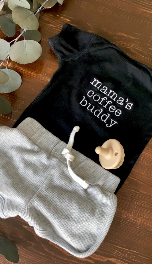 Mama’s coffee buddy onsie