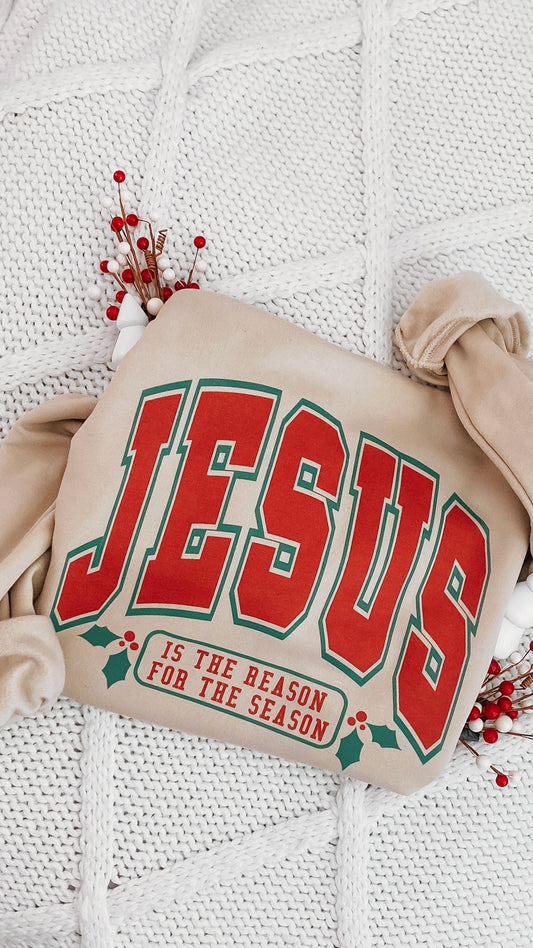 Jesus is the reason for the season Crewneck