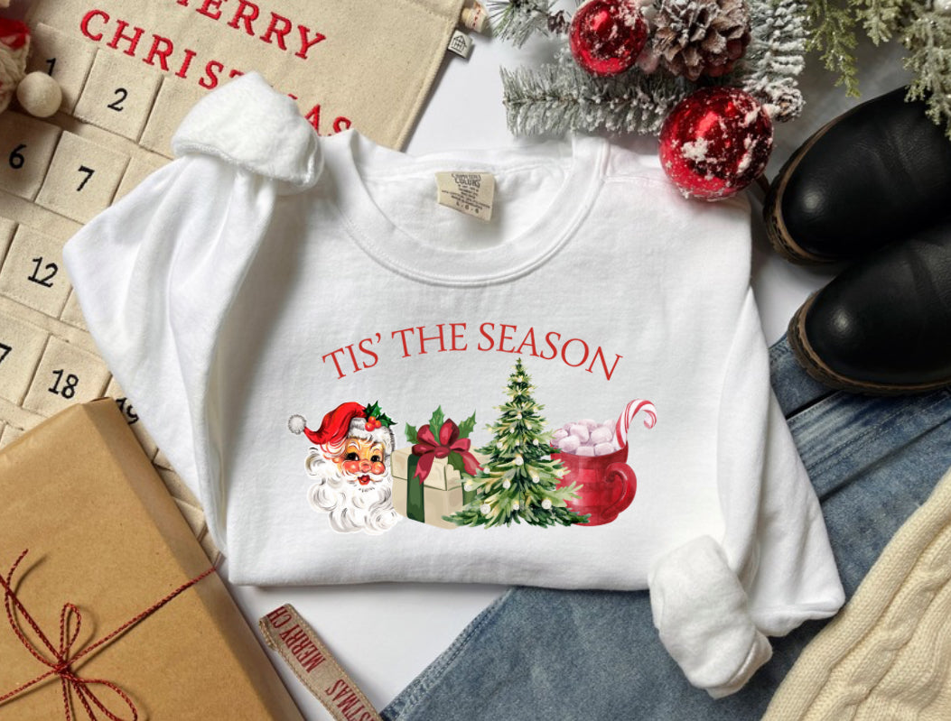 Vintage Tis’ The Season Crewneck